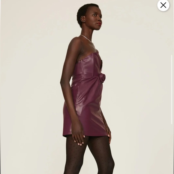 ASHLEY PARK x RTR Voila Vegan Leather Dress - Picture 2 of 11